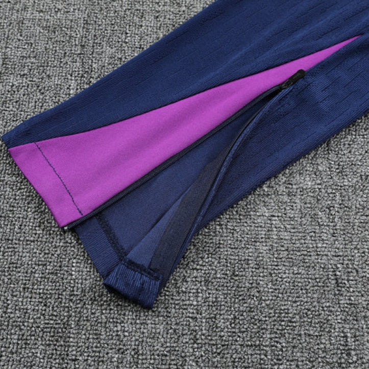 2025/2026 Barcelona Blue and Purple Tracksuit