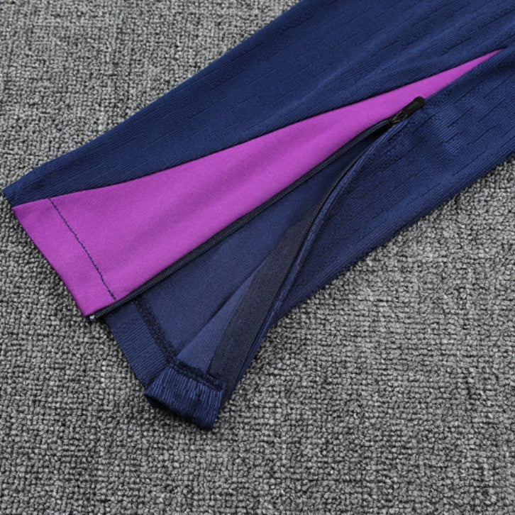2025/2026 Barcelona Purple and Blue Tracksuit