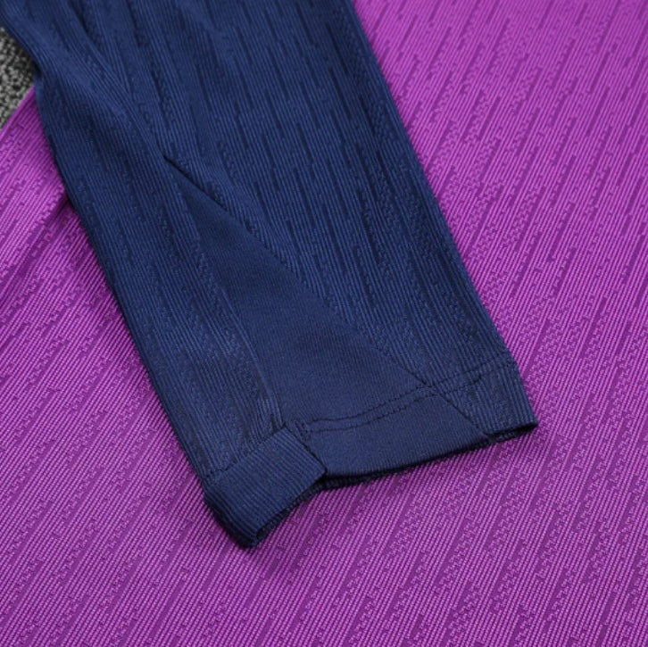 2025/2026 Barcelona Purple and Blue Tracksuit