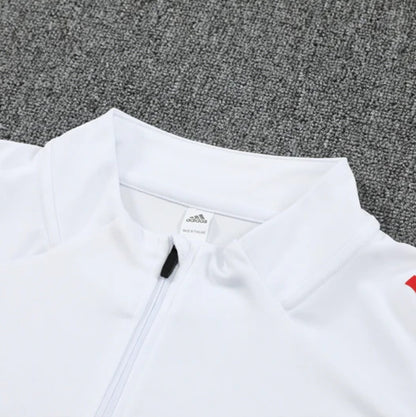 Ajax White and Black x Red Tracksuit