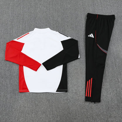 Ajax White and Black x Red Tracksuit