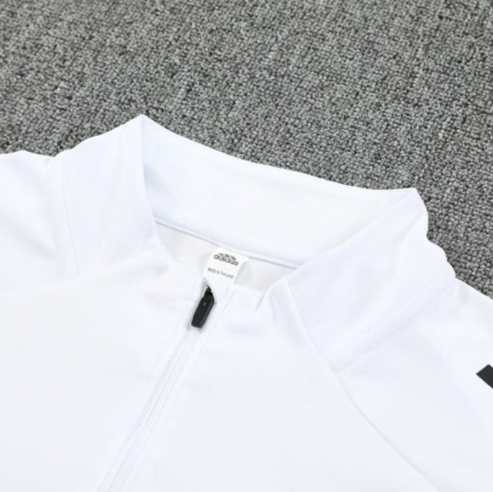 Manchester United White and Black Tracksuit
