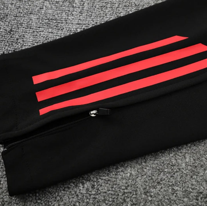 2025/2026 Arsenal White and Black x Red Tracksuit