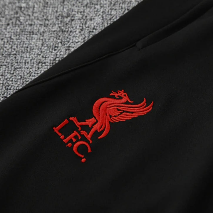 2025/2026 Liverpool Black and Red Tracksuit