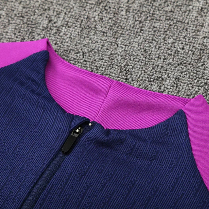 2025/2026 Barcelona Blue and Purple Tracksuit