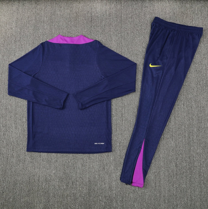 2025/2026 Barcelona Blue and Purple Tracksuit