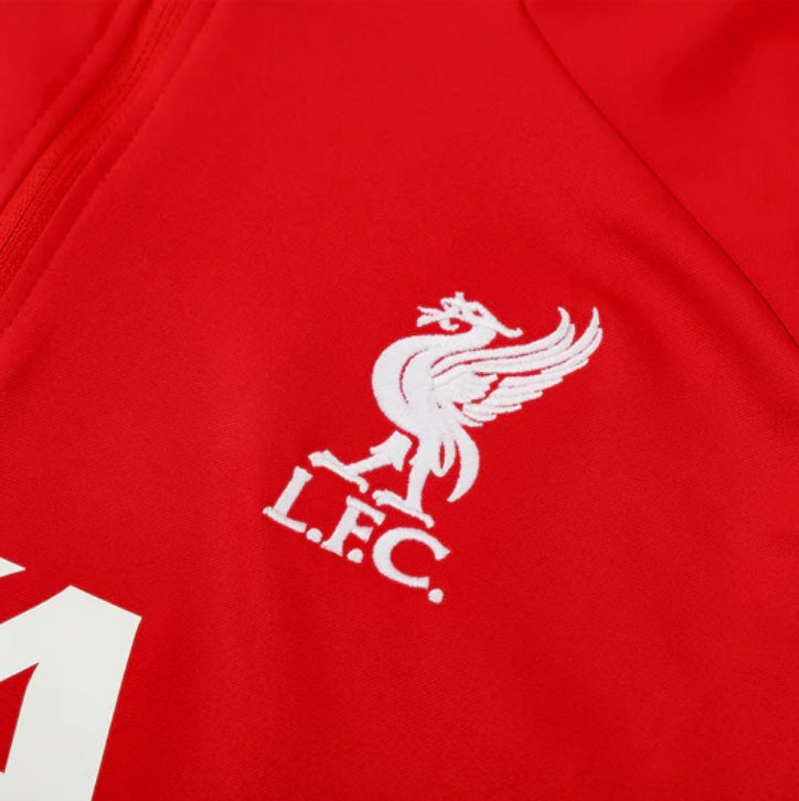 2025/2026 Liverpool Red and Black Tracksuit