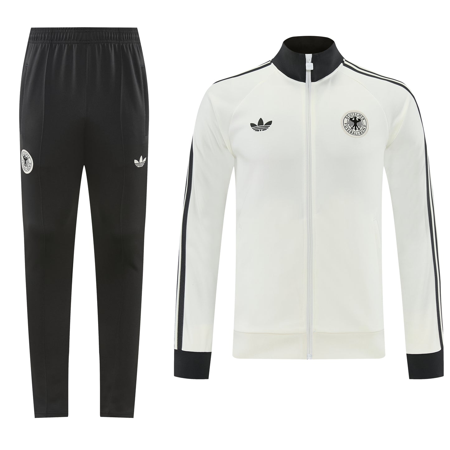 2026/2027 Germany White and Black Tracksuit