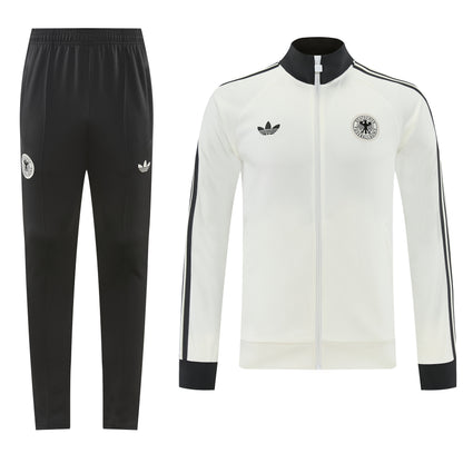 2026/2027 Germany White and Black Tracksuit