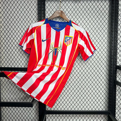 2004-2005 Retro Atletico Madrid Home Jersey