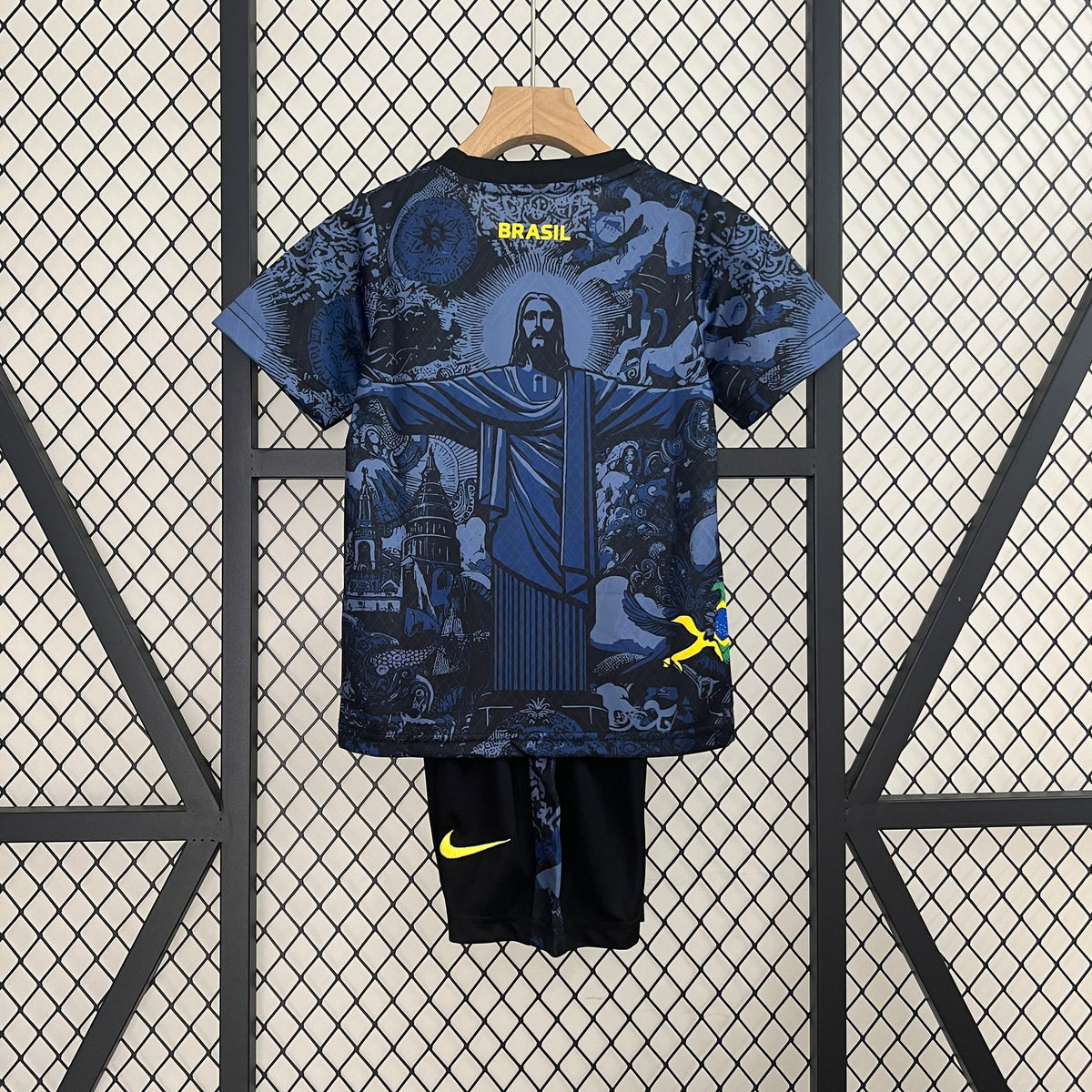 Brazil ”Jesus” Blue Limited Jersey Kids Size