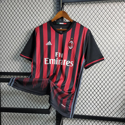 2016-2017 Retro AC Milan Home Jersey
