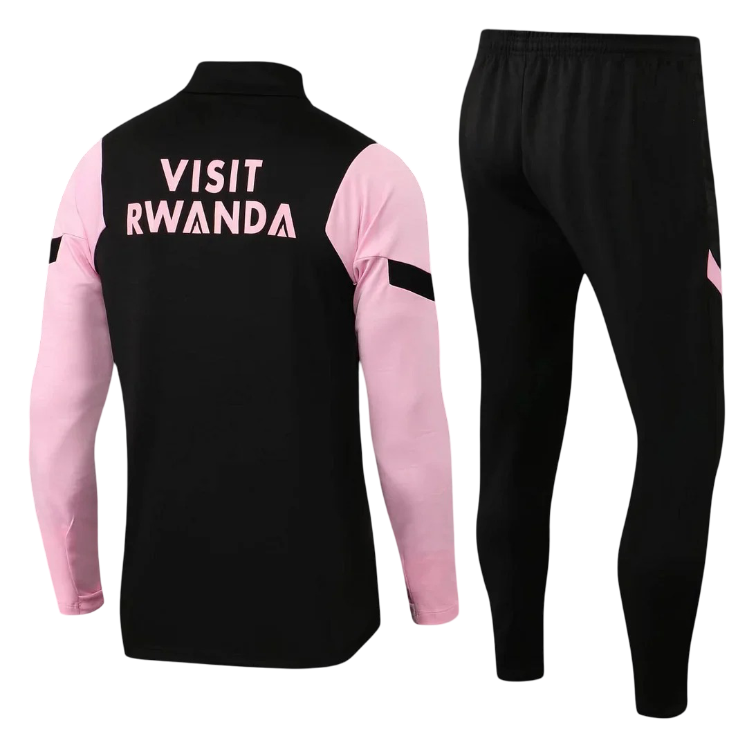Psg Paris Saint-Germain Black and Pink Tracksuit