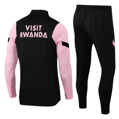 Psg Paris Saint-Germain Black and Pink Tracksuit