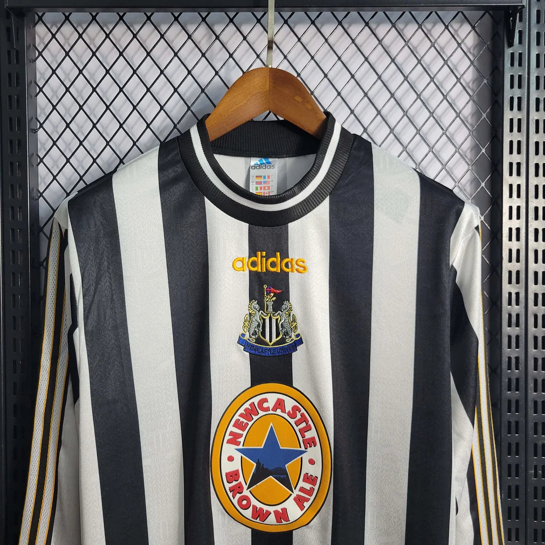 1995-1997 Retro Newcastle United Home Jersey Long Sleeve