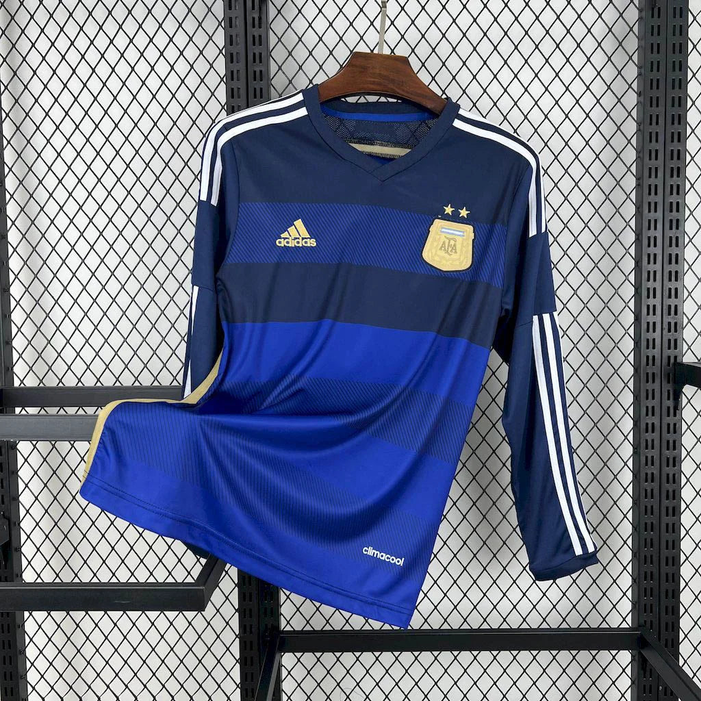 2014 Retro Argentina Away Long Sleeve