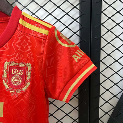 Bayern Munchen 2025/2026 125th Anniversary Edition Red Kids Size