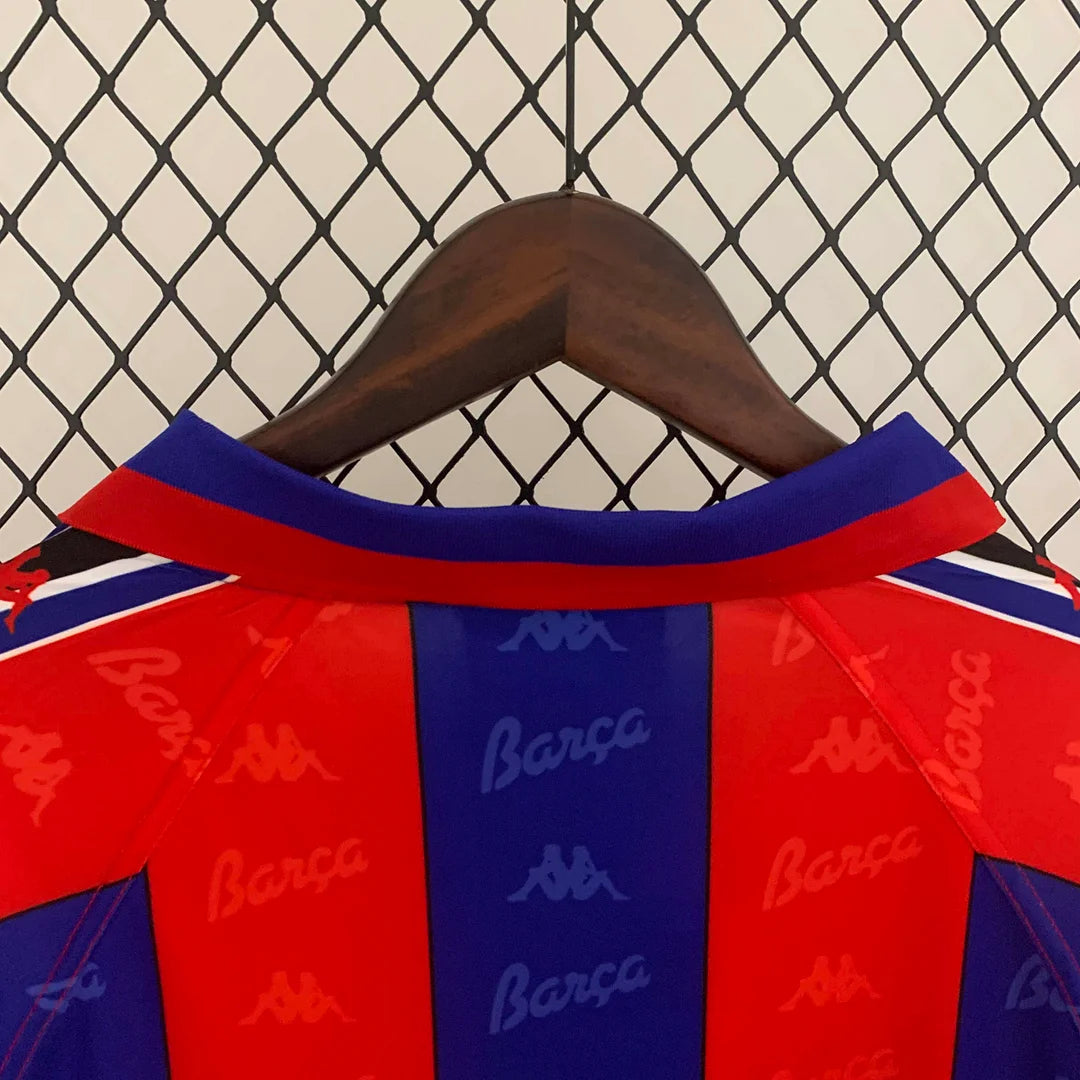 1995-1997 Retro Barcelona Home Jersey Long Sleeve
