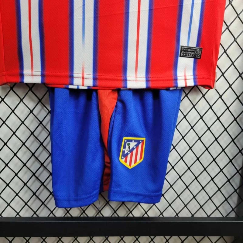 2024-2025 Atletico Madrid Home Kit Kids Size