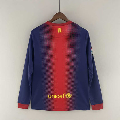 2012-2013 Retro Barcelona Home Jersey Long sleeve