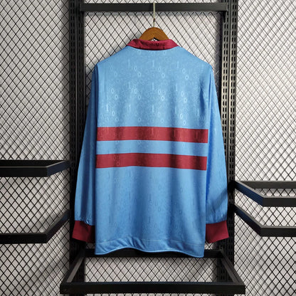 1995-1996 Retro West Ham United Away Jersey Long Sleeve