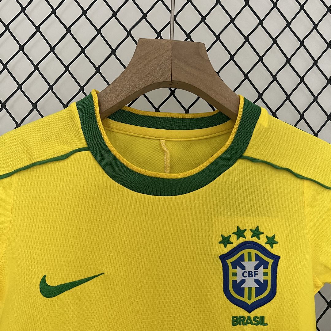 1998 Retro Brazil Home Kids Size