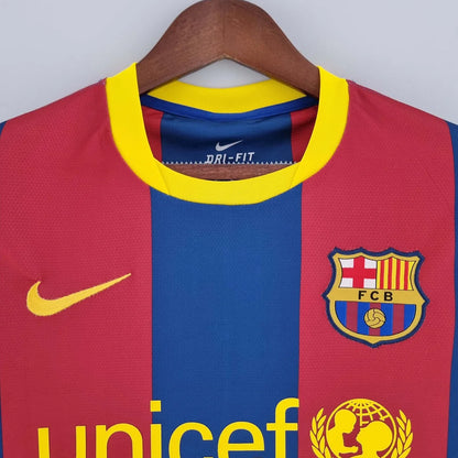 2010-2011 Retro Barcelona Home Jersey Long Sleeve