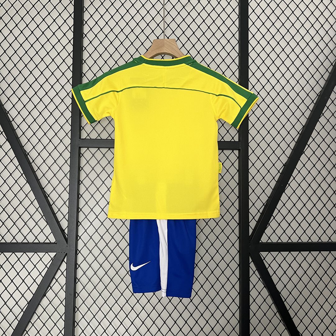 1998 Retro Brazil Home Kids Size