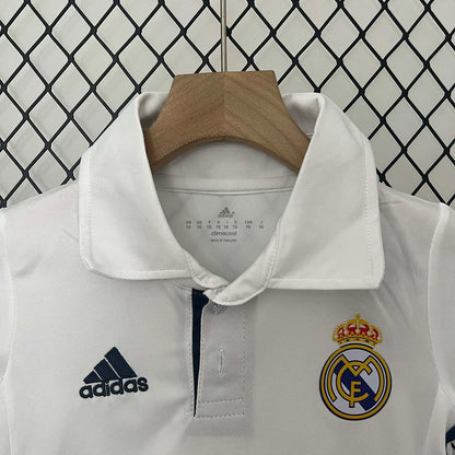 2016/2017 Retro Real Madrid Home Kit Kids Size