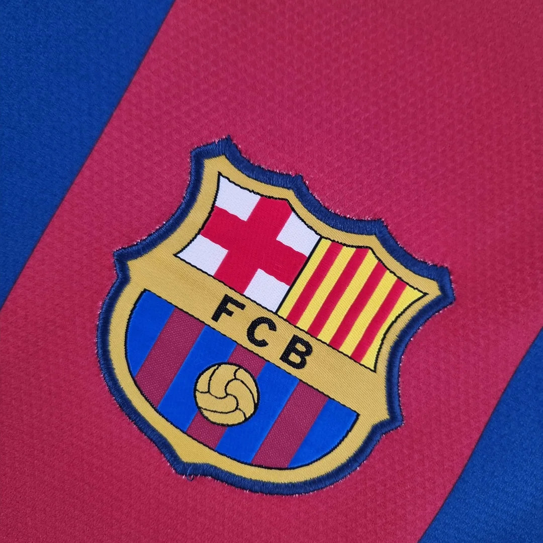 2010-2011 Retro Barcelona Home Jersey Long Sleeve