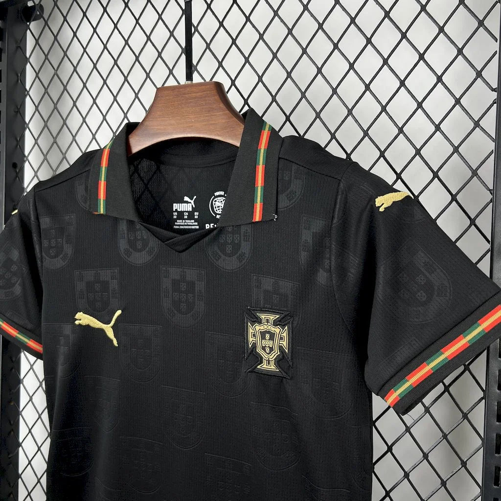 Portugal "Pantera Negra" Limited Jersey Kids Size