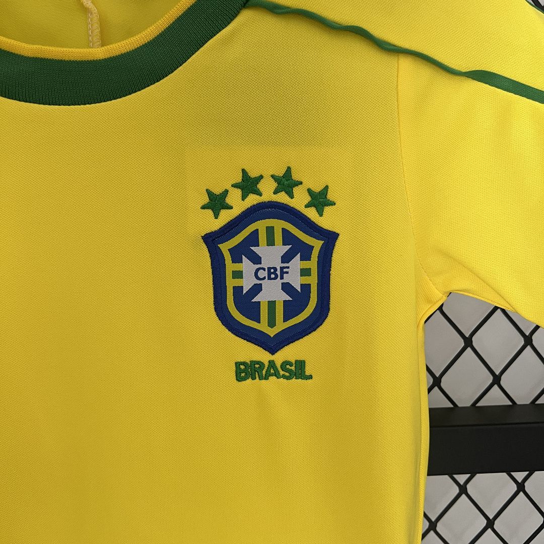 1998 Retro Brazil Home Kids Size