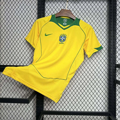 2004 Retro Brazil Home Jersey