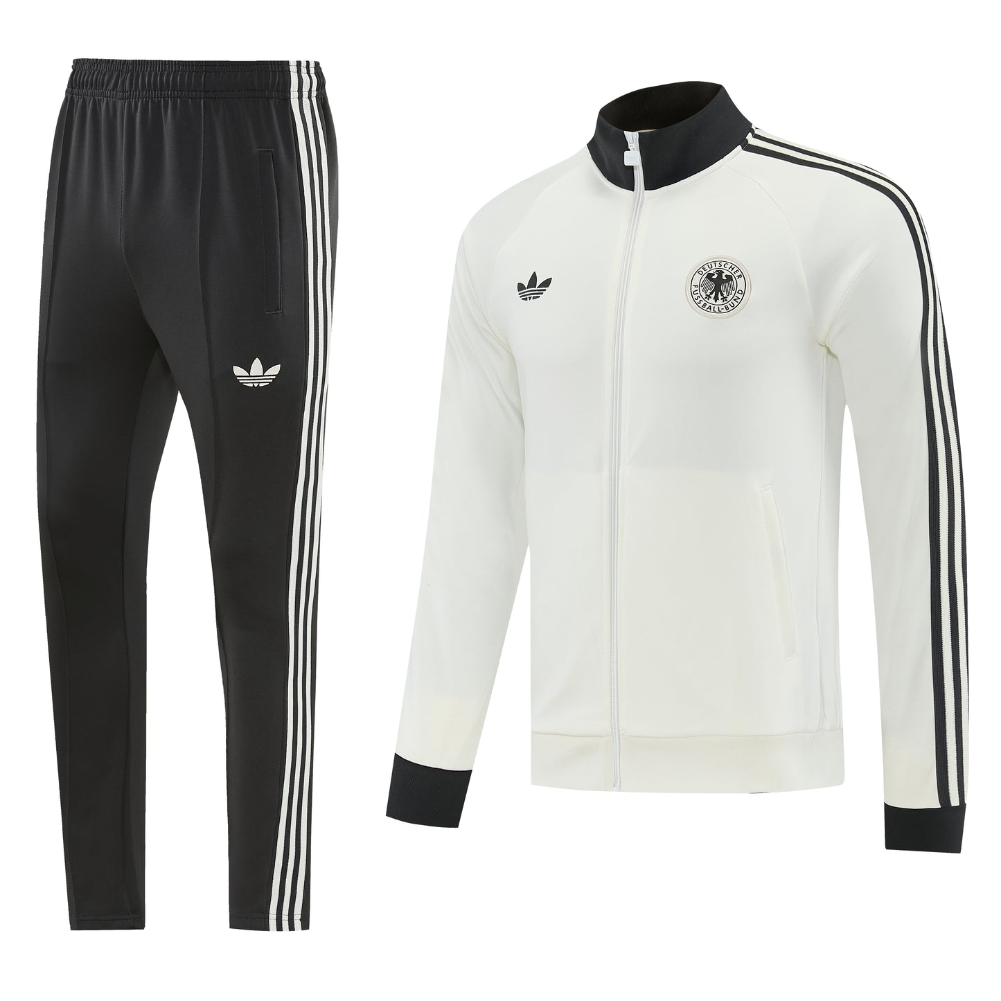 2026/2027 Germany White and Black Tracksuit