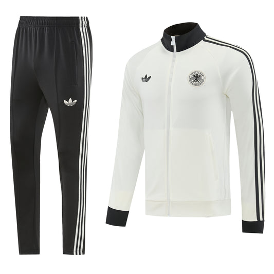 2026/2027 Germany White and Black Tracksuit