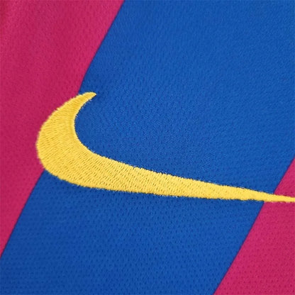 2005-2006 Retro Barcelona Home Jersey Long Sleeve
