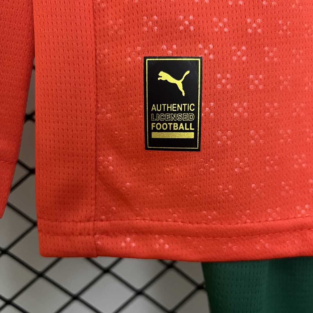 2025 Portugal Home Long Sleeve Kids Size