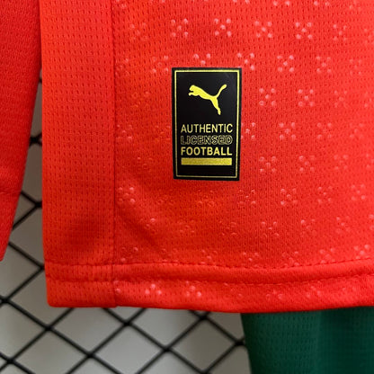 2025 Portugal Home Long Sleeve Kids Size