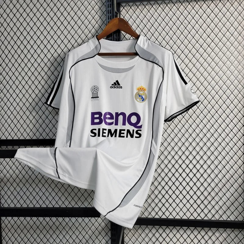 2006/2007 Retro Real Madrid Home Jersey