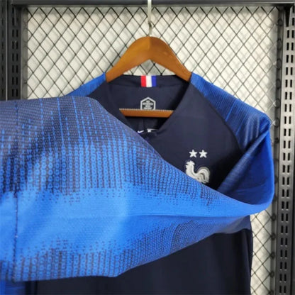 2018 Retro FIFA World Cup France Home Long Sleeve