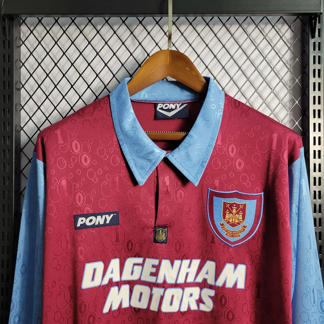 1995-1997 Retro West Ham United Home Long Sleeve