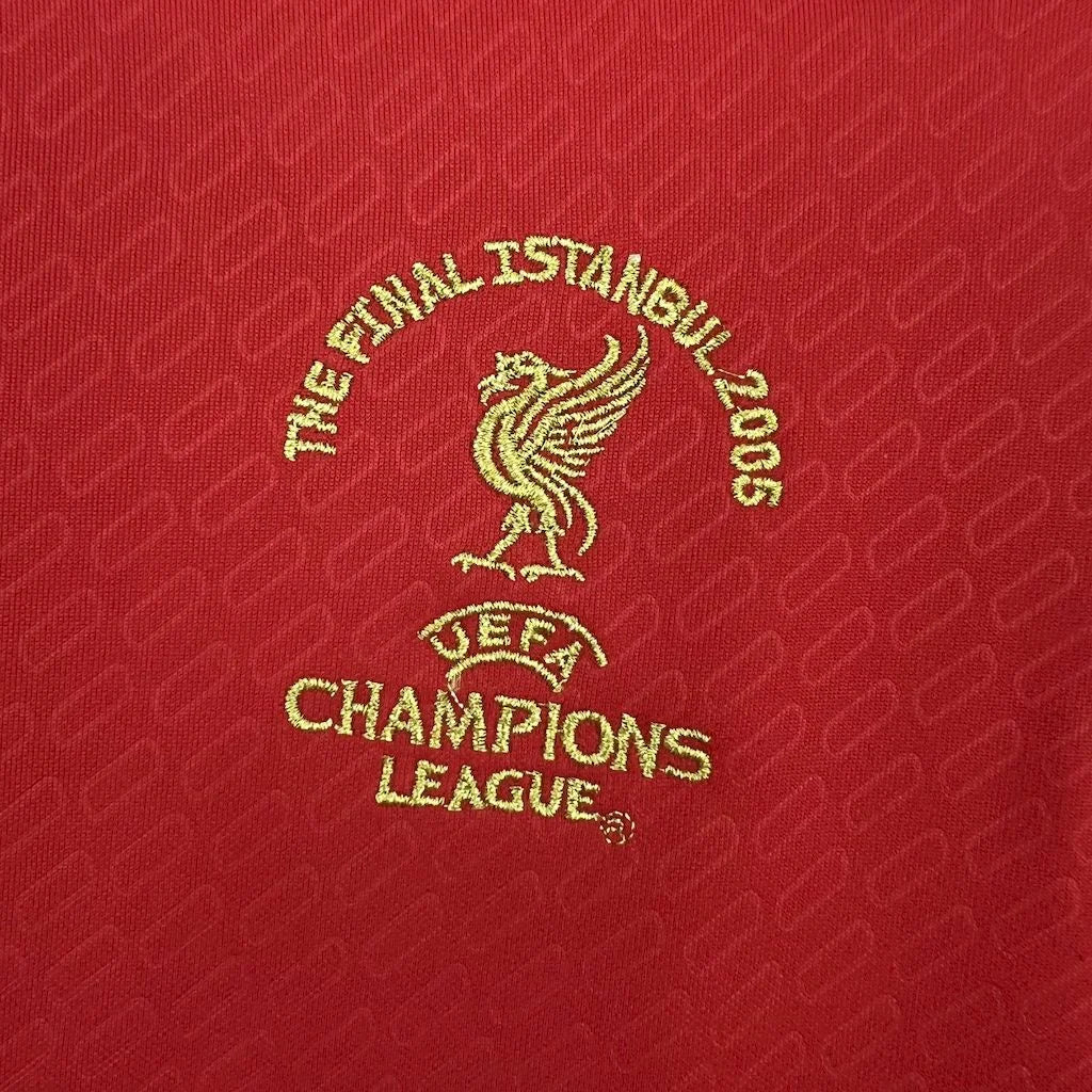 2005 Retro Liverpool Champions League Final Home Jersey