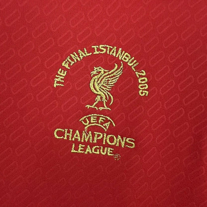 2005 Retro Liverpool Champions League Final Home Jersey