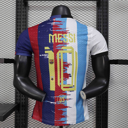 Messi 10 Barcelona-Argentina Limited Jersey