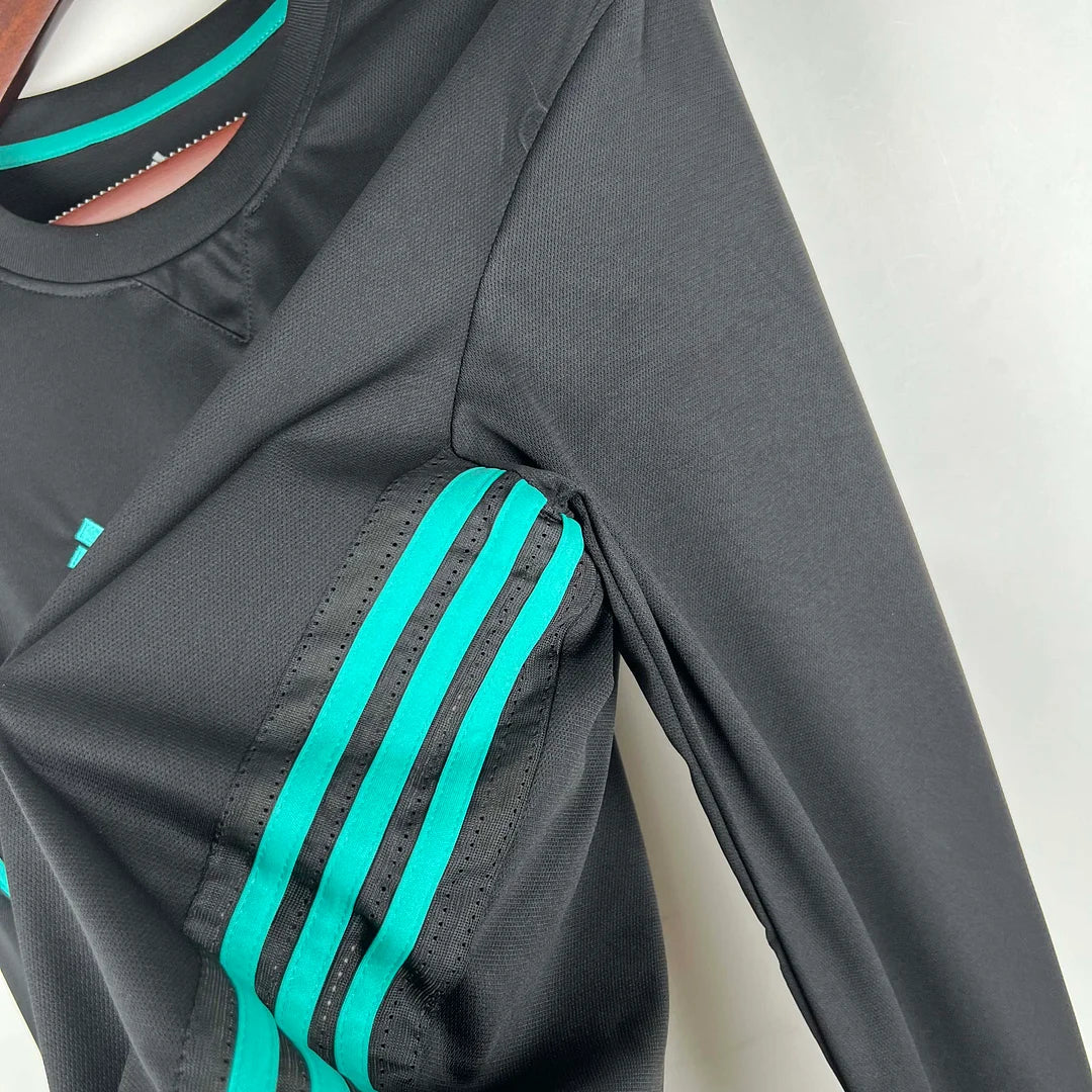 2017/2018 Retro Real Madrid Away Jersey Long Sleeve