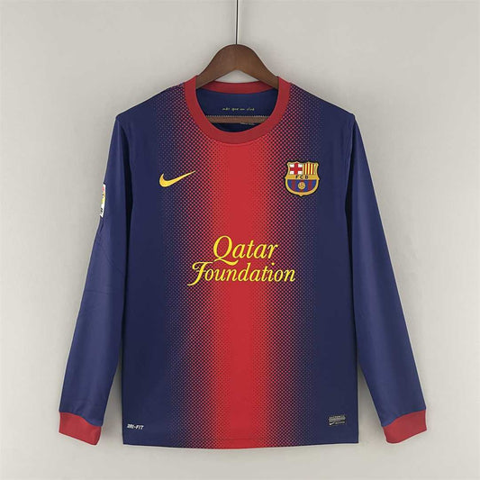 2012-2013 Retro Barcelona Home Jersey Long sleeve