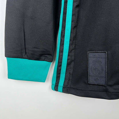 2017/2018 Retro Real Madrid Away Jersey Long Sleeve
