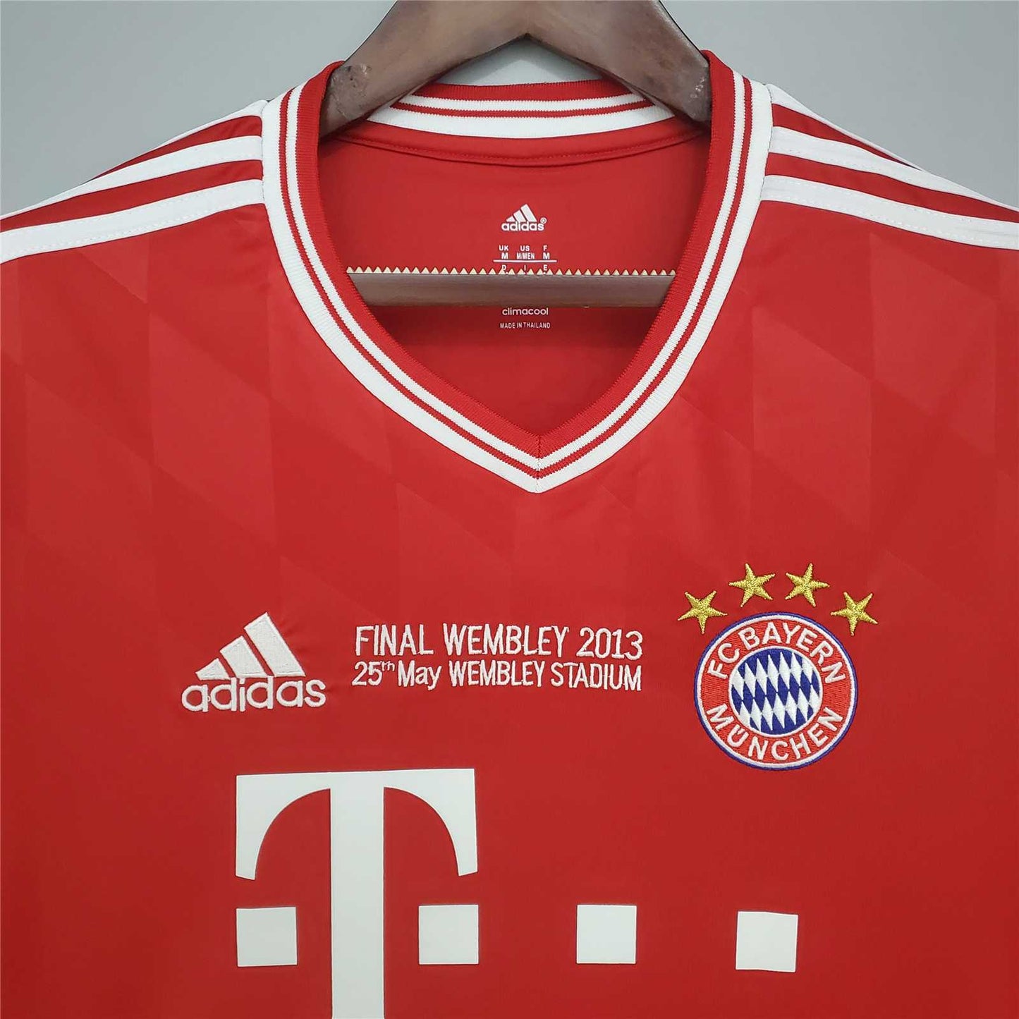 2013/2014 Retro Bayern Munchen Champions League Home Jersey Long Sleeve