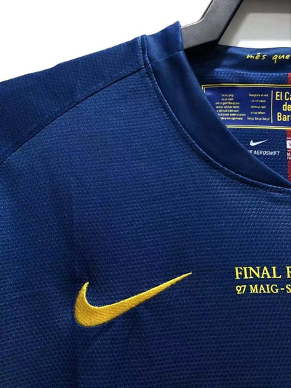 2008-2009 Retro Barcelona Home Champions League Long sleeve