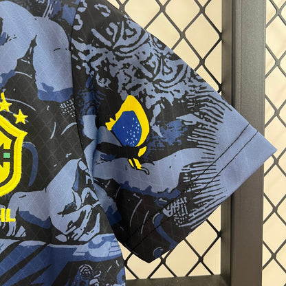 Brazil ”Jesus” Blue Limited Jersey Kids Size